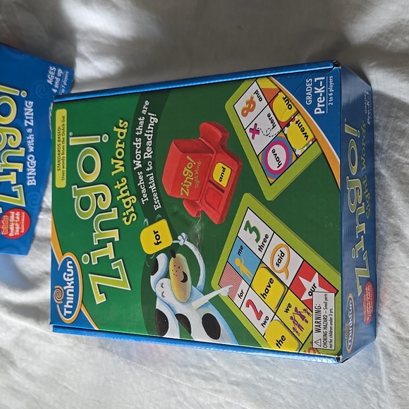 Zingo "Bingo with a Zing" & Zingo "Sight words" - Picture 5 of 7